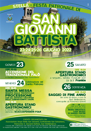 FESTA PATRONALE DI SAN GIOVANNI BATTISTA - 23-24-25-26 GIUGNO 2022